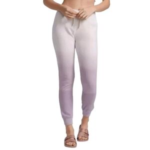 MONROW Girlfriend Jogger in purple ombre size Medium